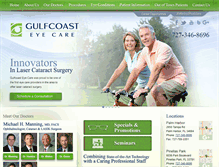 Tablet Screenshot of gulfcoasteyecare.com
